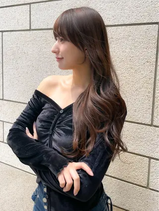 ロング 美髪縮毛矯正🤍 髪質改善/Shinaのヘアスタイル