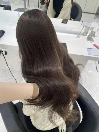 ロング BABY 艶髪暗髪ヘア💖達人のヘアスタイル