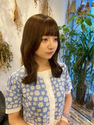 ロング カラー botan🦖*･ amiのヘアスタイル