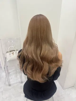 カラー 透明感ベージュ🤎 manami👒🌿のヘアスタイル