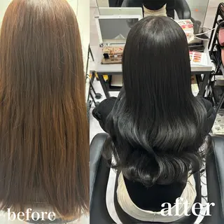 ロング 髪質改善特化美容師 久万祐人のヘアスタイル