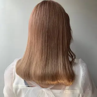 セミロング 最新ケアカラー 髪質改善YUTOのヘアスタイル