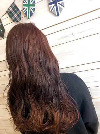 ロング カラー ○HITOMI ○のヘアスタイル