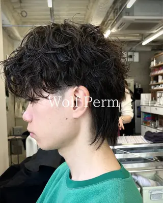 パーマ メンズ 【メンズパーマ】 SiLO  三宅のヘアスタイル