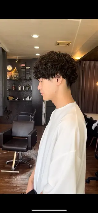 ミディアム パーマ メンズ パーマが得意な【最高 悠斗】のヘアスタイル
