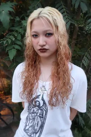 セミロング カラー @kyoniyy KYONIのヘアスタイル