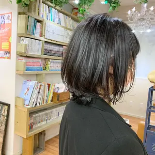 ショート 🌱小顔魅せカット 透明感カラー/泉綺のヘアスタイル