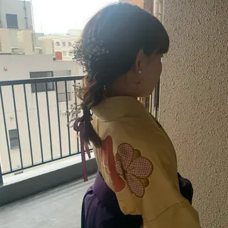 セミロング chouette/ 根本優希のヘアスタイル