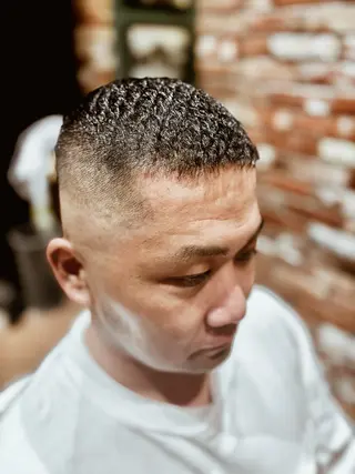 ショート パーマ メンズ 麻布山本所属・麻布 山本のヘアスタイル