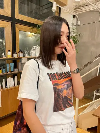 ミディアム mashu北堀江店所属・似合わせカラー/ 堀江美容室/レミ🎀のヘアスタイル