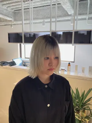 ショート Miyamoto Yasuchikaのヘアスタイル