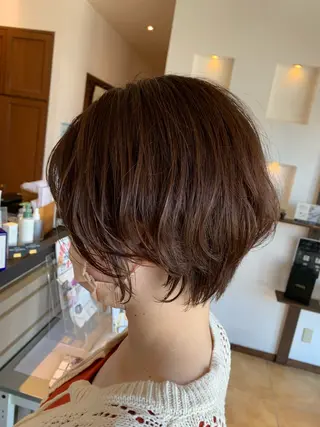 ショート カラー 林 修平のヘアスタイル