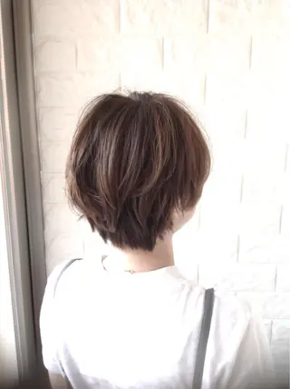 ショート カラー エイジングケア特化 美容師✂️山崎竜二のヘアスタイル