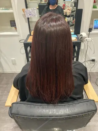 セミロング ✂️carina✂️ ハイトーンカラー🤩のヘアスタイル