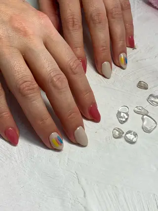 ネイル ネイルPetit Ribbonのネイルデザイン