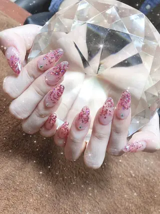 ミディアム ネイル 《LB》ラブリエ Nail&eyeのマツエク・マツパデザイン