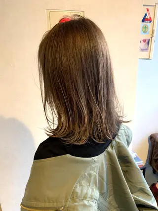 ミディアム カラー メンズヘア/レイヤー /ボブ山内春輝のヘアスタイル