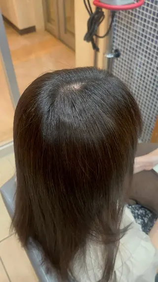 ロング カラー レイヤーカット/ 縮毛矯正/海音のヘアスタイル