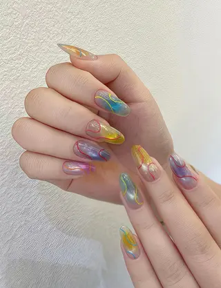 ネイル 長さだし専門店 M2　rikaのネイルデザイン