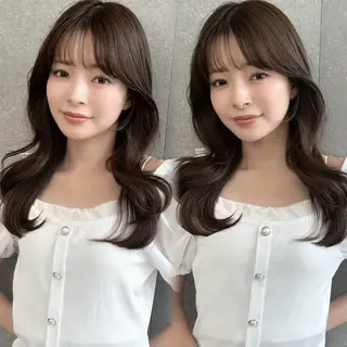 ロング カラー Lond Loire 門前仲町駅 徒歩3分のヘアスタイル