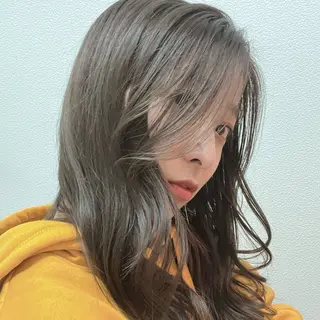 セミロング カラー hair salon  N所属・透明感カラー/艶髪 🌷ちばなお🌷のヘアスタイル