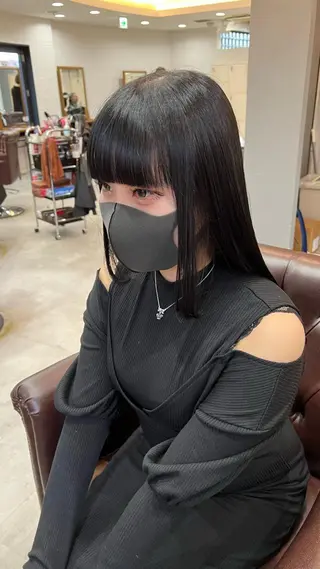 ロング カラー 髪質改善ストレート Kantaのヘアスタイル