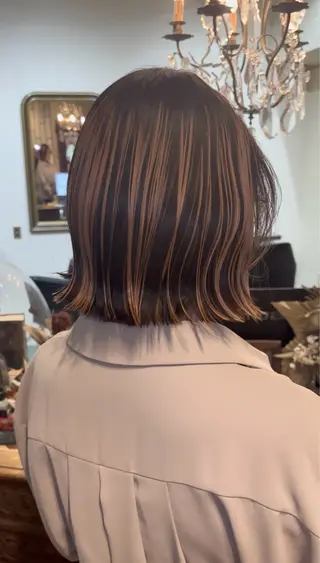 ショート カラー ブリーチ/エクステ はしもと そな🫧のヘアスタイル