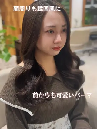 ロング ace share salon所属・韓国風パーマ/ 菅沼 成郷のヘアスタイル