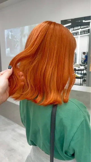 ロング カラー ハイトーンカラー🐬 えりかのヘアスタイル