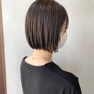 ショート ボブ/パーマ ミヒラケイタのヘアスタイル