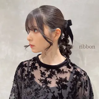 ヘアアレンジ charm《銀座》 ヘアセット/縮毛矯正のヘアスタイル