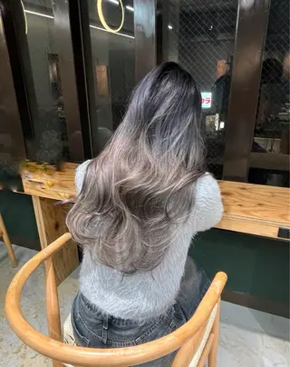 ロング カラー 💖艶髪カラー髪質 改善💖ケンシンのヘアスタイル