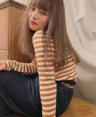 ロング カラー パーマ ヘアアレンジ メンズ キッズ ネイル マツエク・マツパ 古賀 侑磨のヘアスタイル