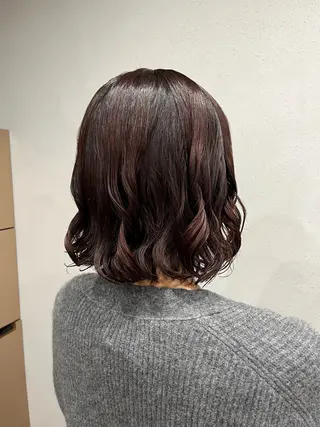 ショート パーマ ロングパーマ木村 ボブパーマのヘアスタイル