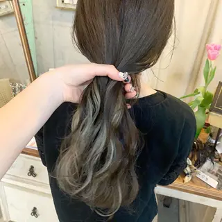 ロング カラー kimika🥑 メンズ/髪質改善のヘアスタイル