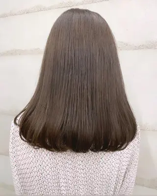 カラー 透明感/オリーブ/ グレージュ/YUKAのヘアスタイル