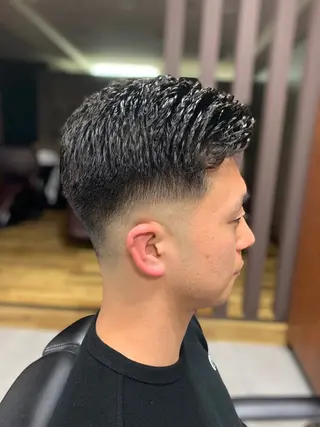 メンズ バーバーショップ涼桜新町店所属・田中大 パーマ/メンズカットのヘアスタイル