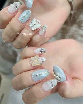 ネイル 北浦和 自爪育成ケアのネイルデザイン