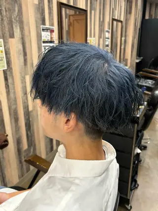 カラー メンズ 💀EDEN副店長/ ブリーチ"骨格補正"のヘアスタイル