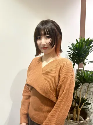 ショート カラー LA PENSEE BRUN/ゆりかのヘアスタイル