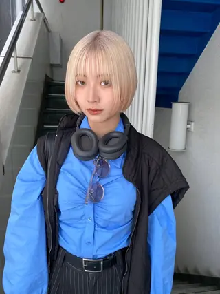 ミディアム カラー yiye 青山所属・無料カットモデル募集 🌱ひょうがのヘアスタイル