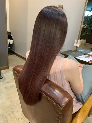 ロング カラー 岡田 匡史のヘアスタイル