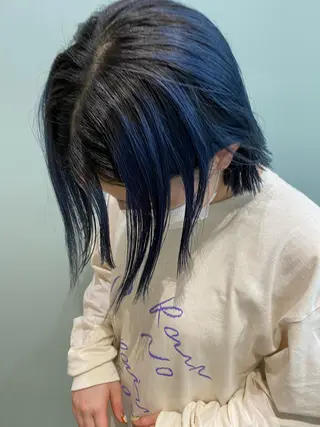 ショート カラー 美髪ストレート 川本雄己のヘアスタイル