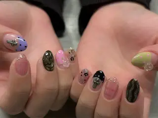 ネイル Protea きぬがわ らむのネイルデザイン