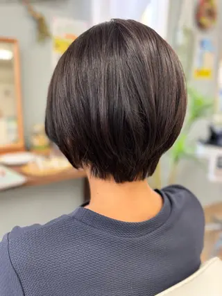 ショート bloomCiel所属・岡山駅西口美容院 HONOKAのヘアスタイル