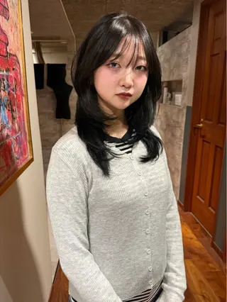 ミディアム カラー mai / linoah˚✧のヘアスタイル