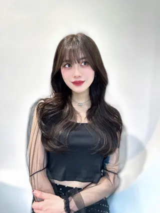 ロング カラー noe所属・ボブ/艶髪/栄/ 名古屋/COCOのヘアスタイル