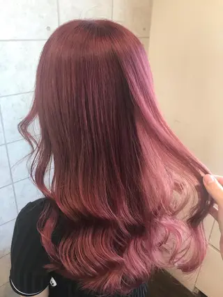 ロング カラー knock【ノック】所属・烏丸韓国ヘア🇰🇷 ayaka🎀のヘアスタイル