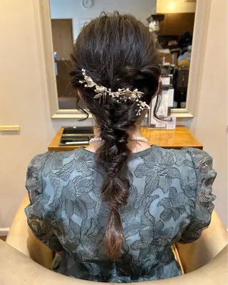 ヘアアレンジ あべ しおりのヘアスタイル