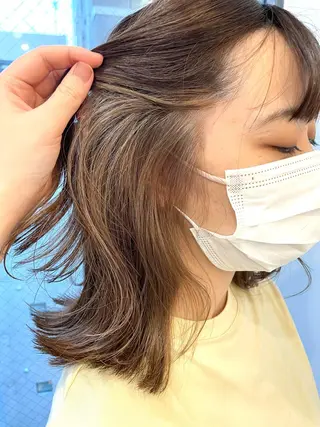 セミロング 🤍韓国ヘア🇰🇷 タバタサオリ🤍のヘアスタイル